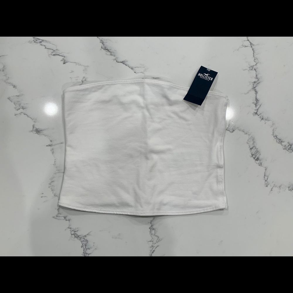 New Hollister tube top in white size S